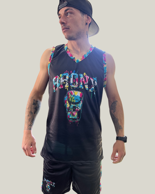 Musculosa de Boxeo Bronx Negra – Entrenamiento y Competencia