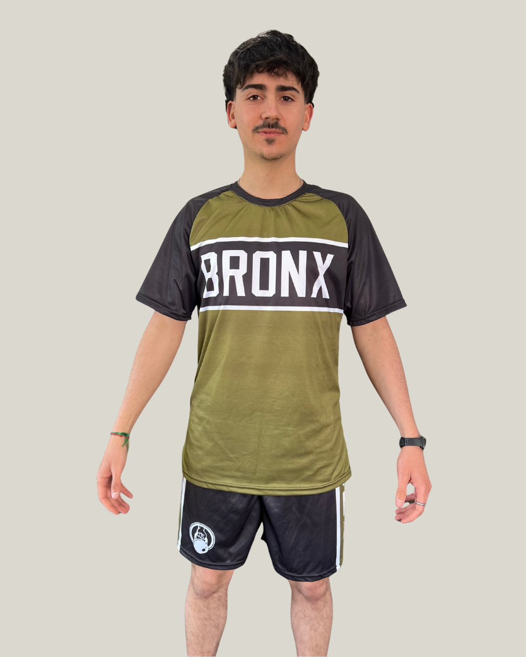 Remera de Entrenamiento Bronx – Tela Dry Fit Unisex Verde