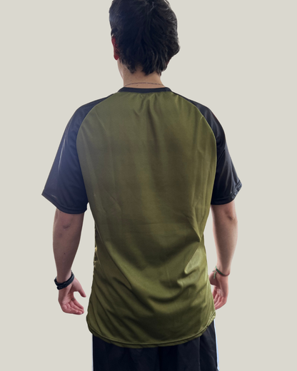 Remera de Entrenamiento Bronx – Tela Dry Fit Unisex Verde