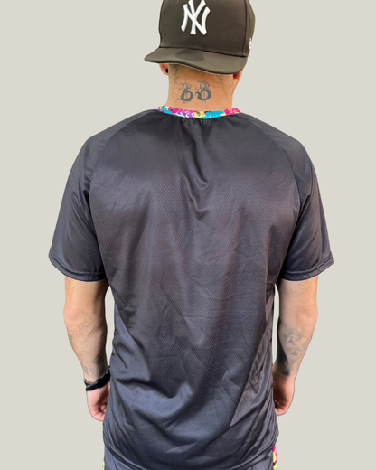 Remera de Entrenamiento Bronx – Tela Dry Fit Unisex Negra