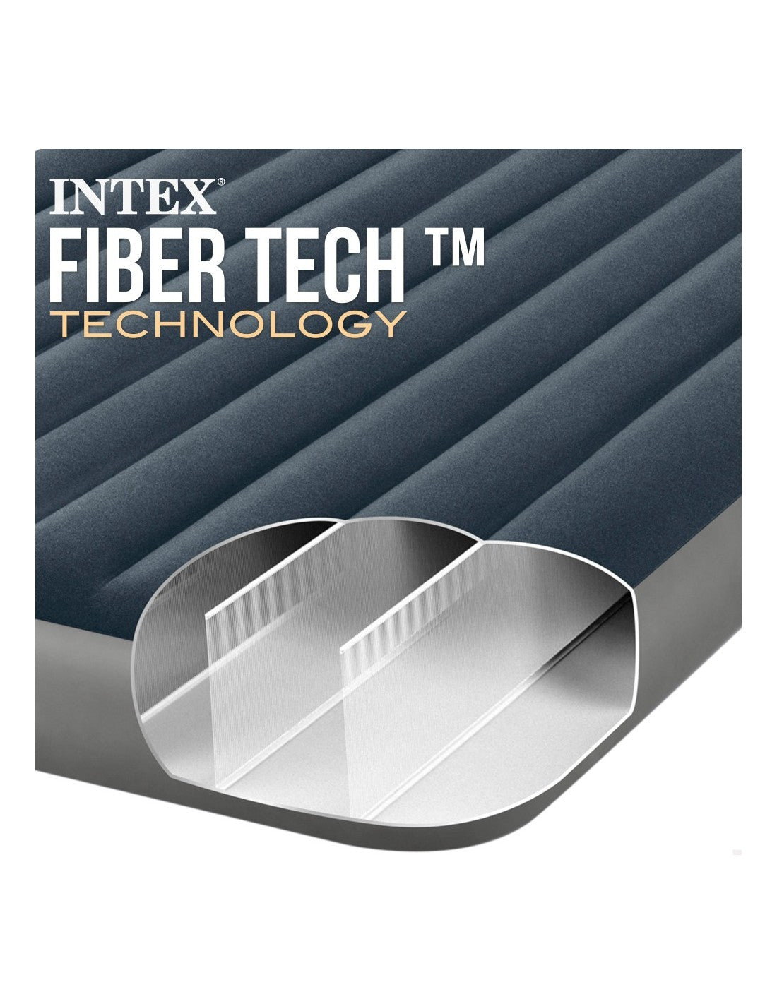 Colchón Inflable Intex Dura-Beam Standard 2 Plazas – Confort y durabilidad