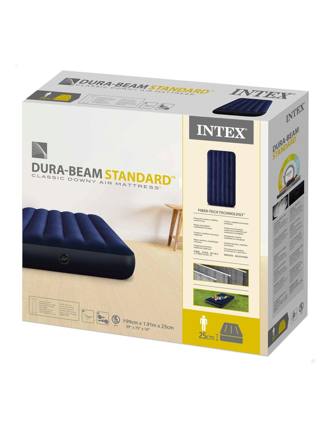 Colchón Inflable Intex Dura-Beam Standard 1 Plaza – Confort y resistencia