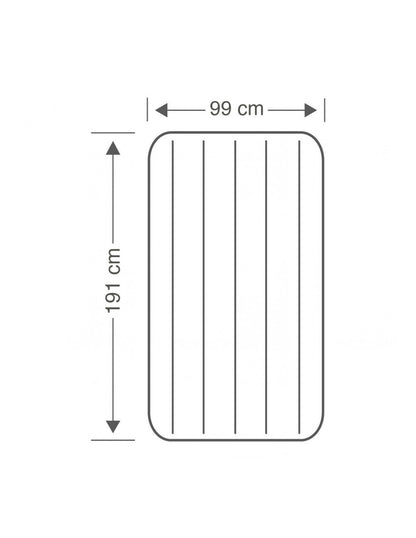 Colchón Inflable Intex Dura-Beam Standard 1 Plaza – Confort y resistencia
